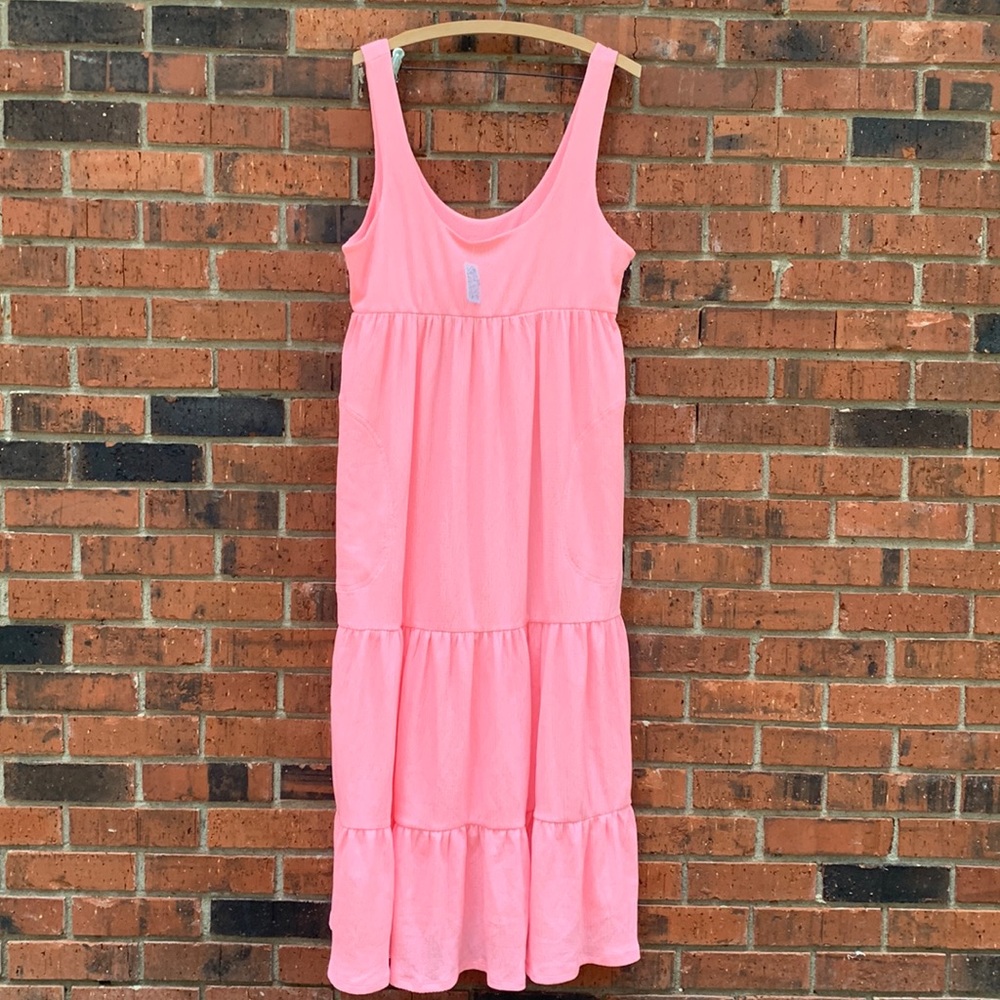Free People Beach Pink Maxi Dress Size L